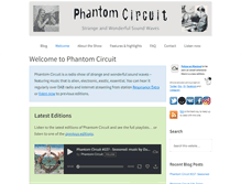 Tablet Screenshot of phantomcircuit.com